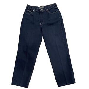 Lois W33” dark indigo Y2K high rise Mom jeans barrel type leg
